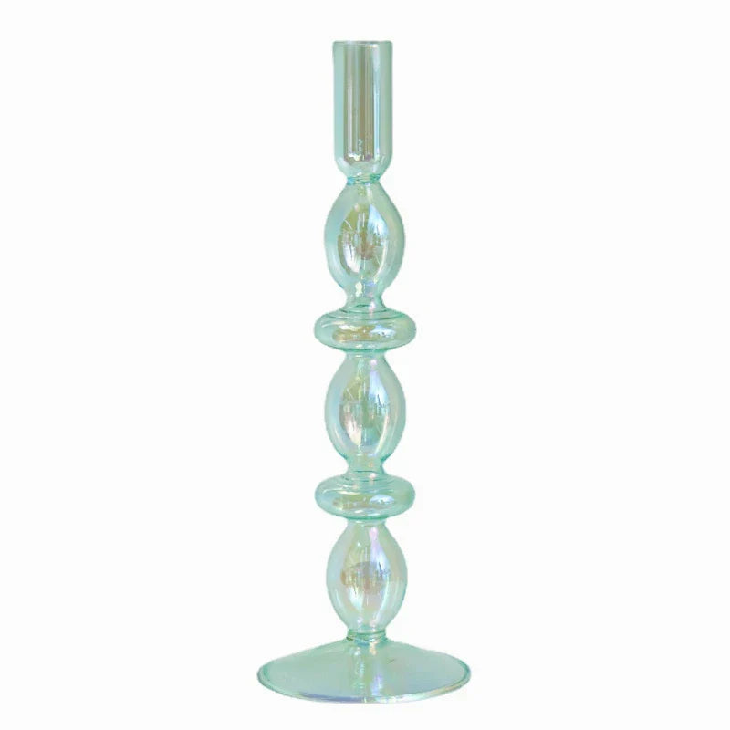 Floriddle Taper Candle Holders Glass Candlesticks for Home Decor Wedding Decoration Candle Holder Candle Stick Holder