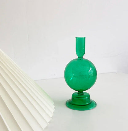 Creative Morocco Candlestick Glass Decorative Candlestick Holder Window Display Home Decoration accessories Wedding Table