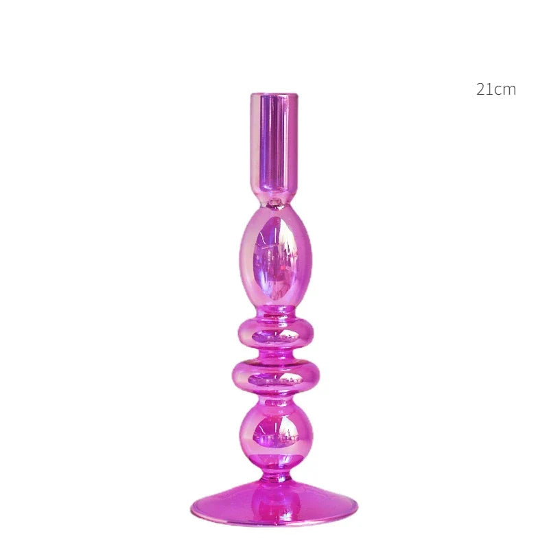 Artist Style Candle Holders Candlestick Wedding Table Centerpieces Room Decoration for Home Decor Designers Crystal Glass