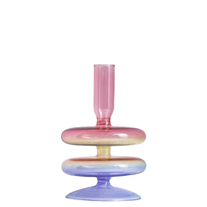 Candlestick Holder Glass Candle Holder for Candlestick Dinner Party Wedding Centerpieces Table Decoration Home Decor