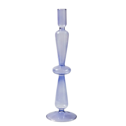 Floriddle Glass Candlesticks Lilac Candle Holders Wedding Table Centerpieces Nordic Home Decoration Christmas Gift