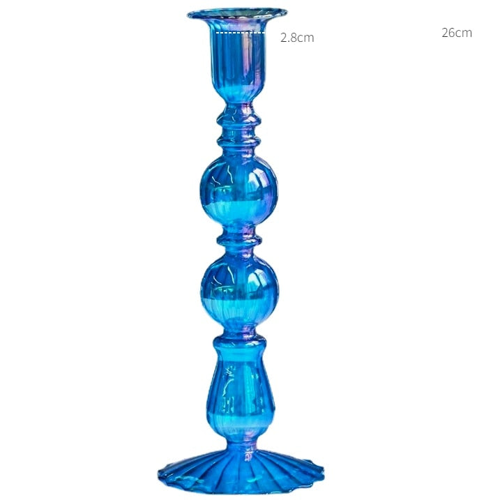 European Candle Holder Glass Candlestick Home Decoration Wedding Decoration Candle Stick Holder Nordic Home Decor