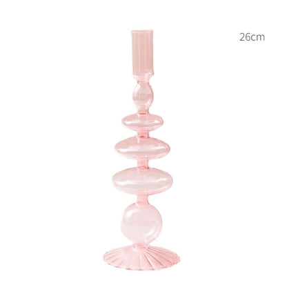 European Candle Holder Glass Candlestick Home Decoration Wedding Decoration Candle Stick Holder Nordic Home Decor