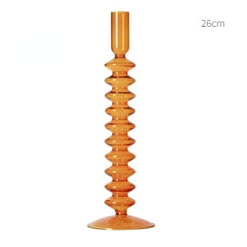 European Candle Holder Glass Candlestick Home Decoration Wedding Decoration Candle Stick Holder Nordic Home Decor