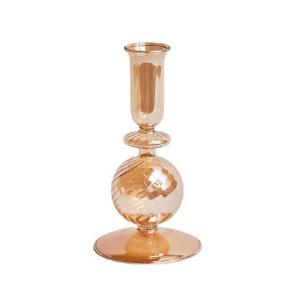 Retro Candlesticks Taper Candle Holders Tall Candlesticks Decoration Party Glass Vase Home Decor Wedding Decoration