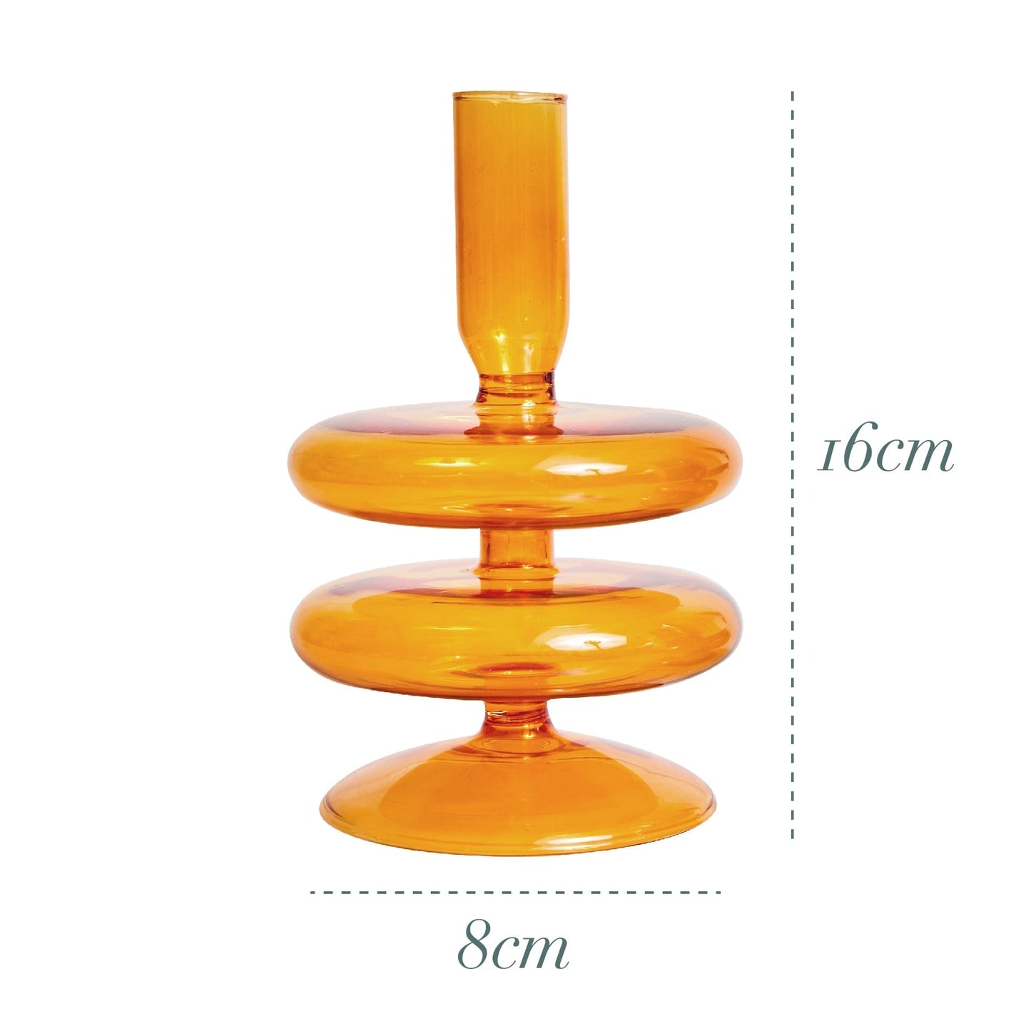 Taper Candle Holders Glass Candlesticks for Home Wedding Table Decoration Glass Vase Table Bookshelf Candles Stand