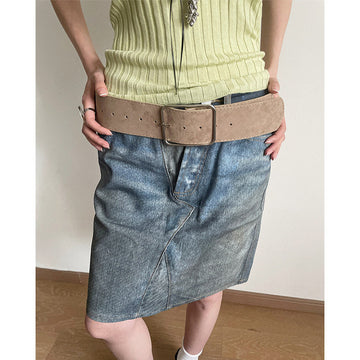 Women's Wide Belt Retro Style For Dresses Jeans Fashion Accessory
