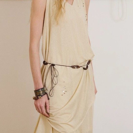 Wooden Bead Waist Chain For Dresses And Shirts