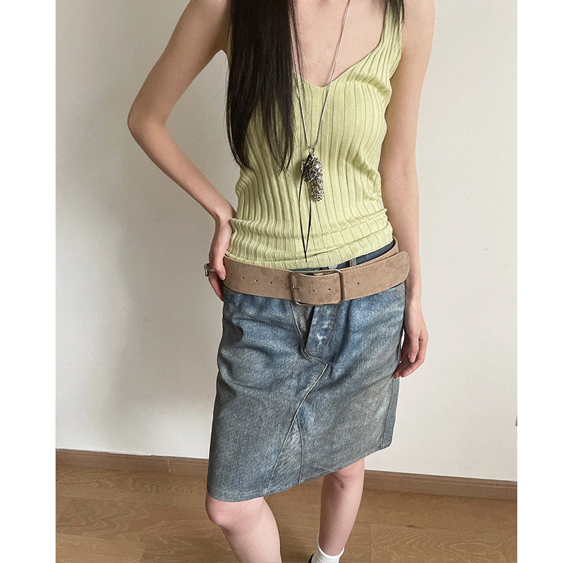 Women's Wide Belt Retro Style For Dresses Jeans Fashion Accessory