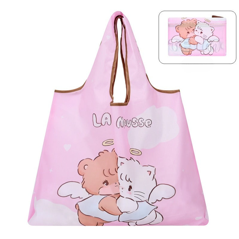 Cute Cartoon Foldable Shopping Bag