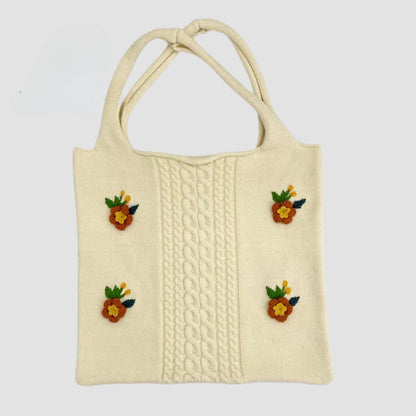 Women Handmade Crochet Knitted Shopping Bags