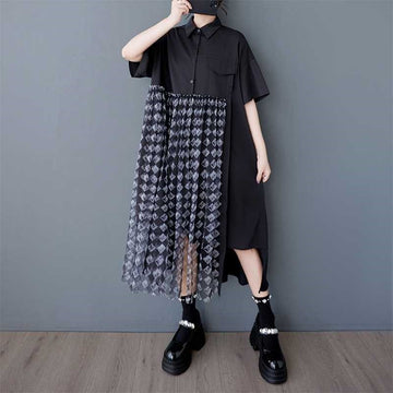Floral Print Long Sleeve Round Neck Dress