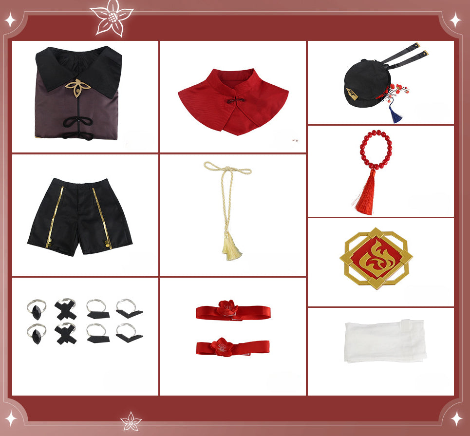 Genshin Impact Hutao Cosplay Costume