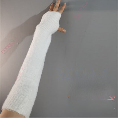 Soft Winter Warm Fake Sleeves Gloves