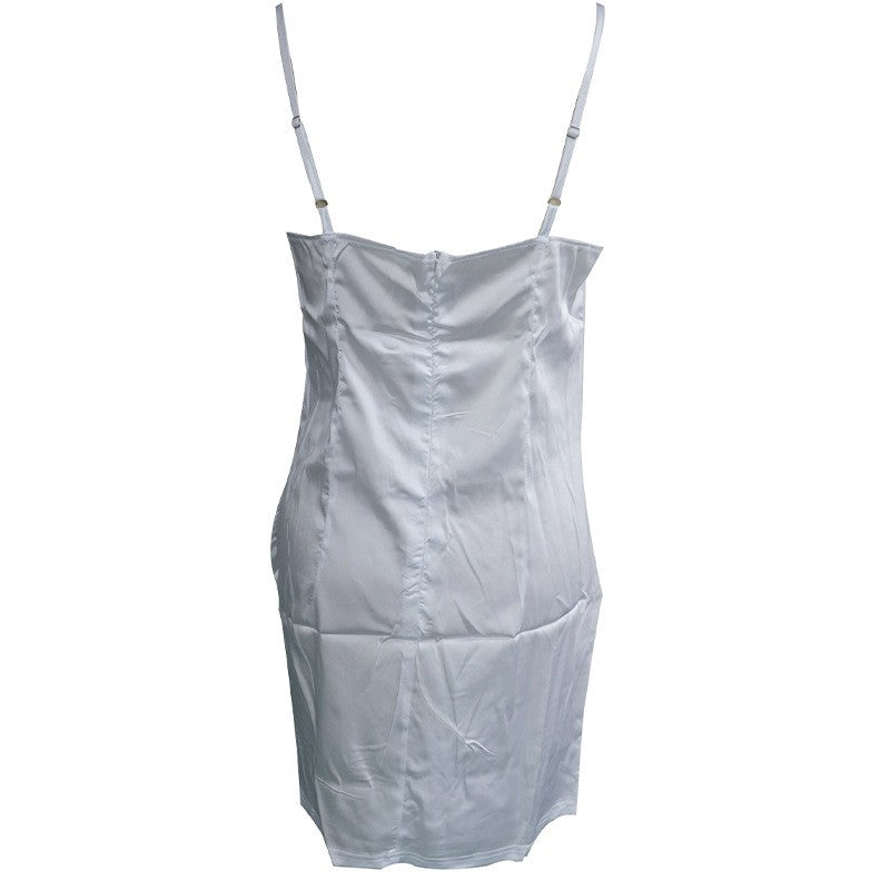 Solid Color Bodycon Sleeveless Short Dress