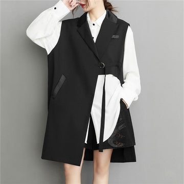Black Loose Vest