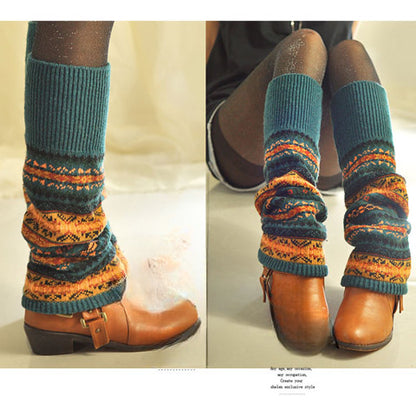 Winter Warm Knitted Knee Length Socks