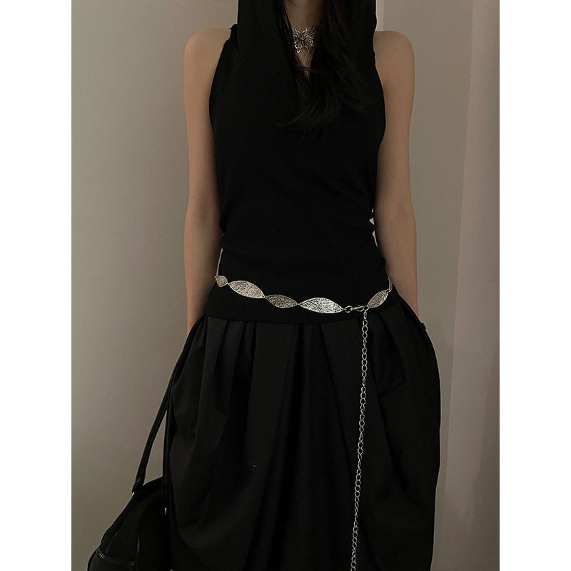 Bohemian Metal Butterfly Y2K Waist Chain For Dresses