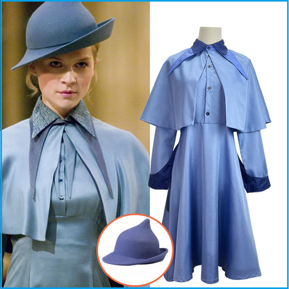 Harry Potter Fleur Isabelle Delacour School Uniform Cosplay Costume