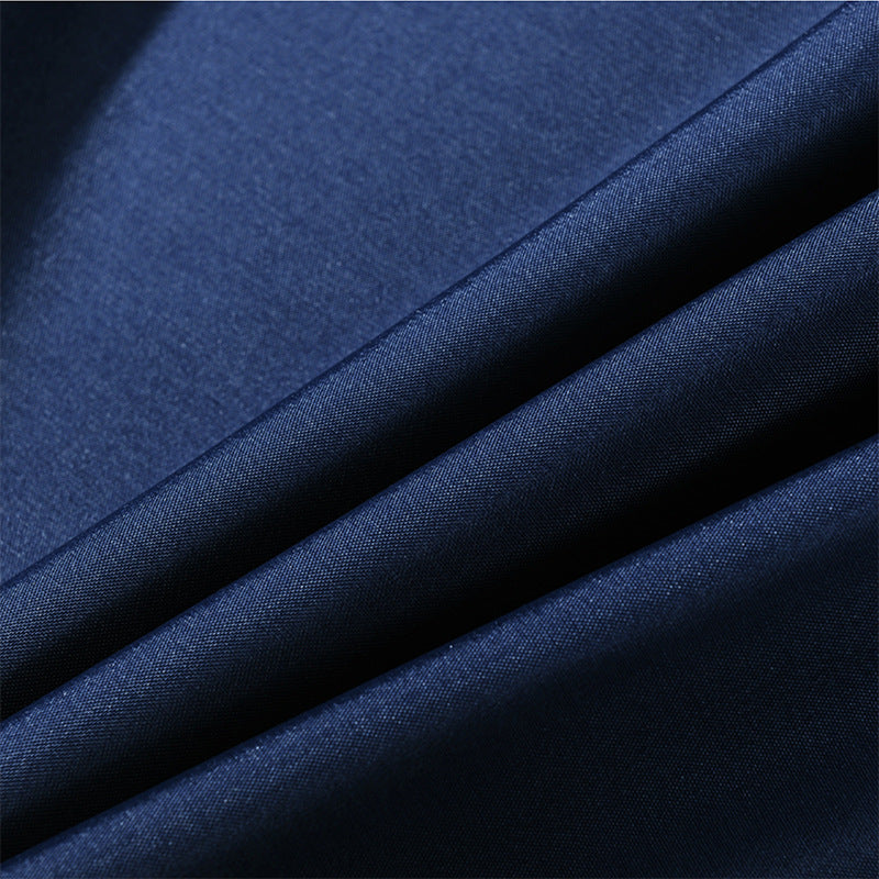 Waterproof Bathroom Navy Blue Shower Curtain-STYLEGOING