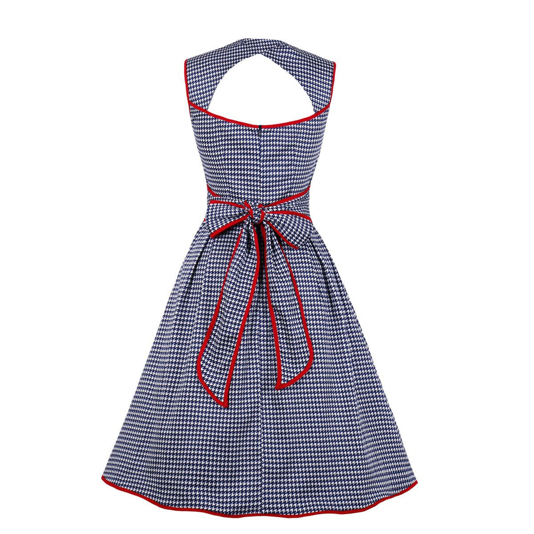 New Summer Women Vintage Bowknot Dresses-STYLEGOING