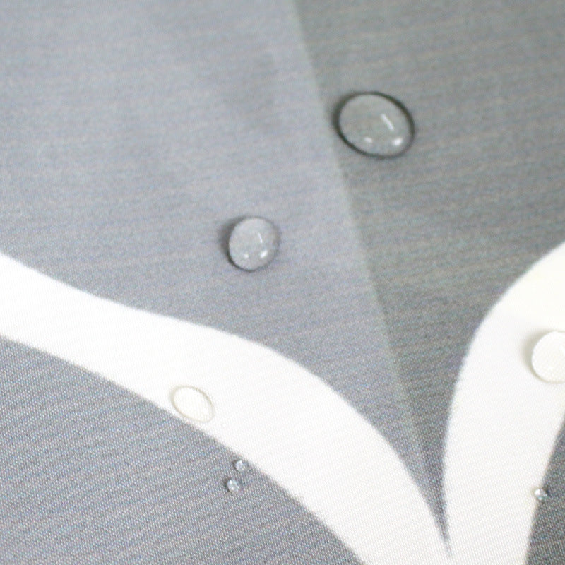 Waterproof Bathroom Gray White Shower Curtain-STYLEGOING