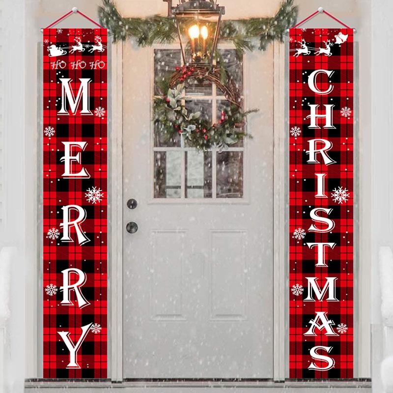 Merry Christmas Day Couplet  Door Decoration