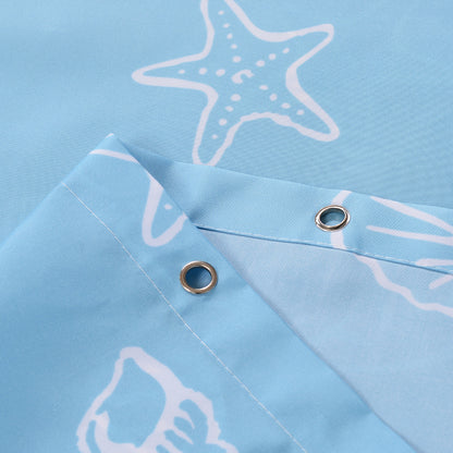 The Mediterranean Waterproof Bathroom Shower Curtain-STYLEGOING