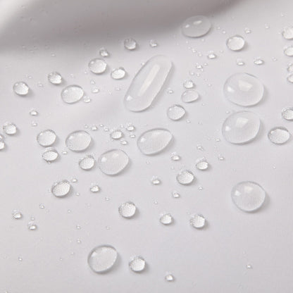 Waterproof Bathroom White Shower Curtain-STYLEGOING