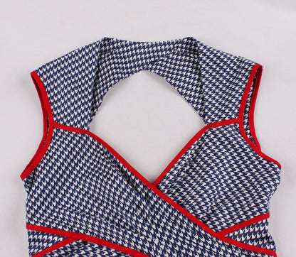 New Summer Women Vintage Bowknot Dresses-STYLEGOING
