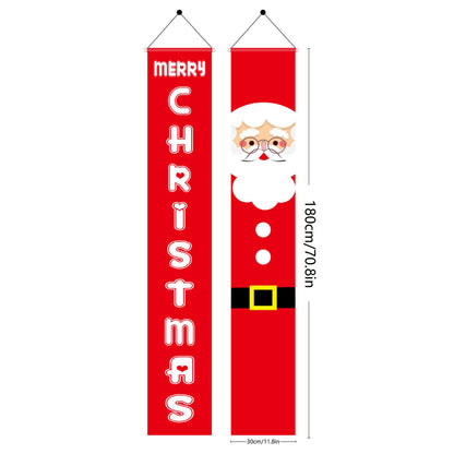 Merry Christmas Couplet Door/Porch Decoration