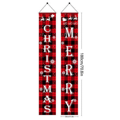 Merry Christmas Day Couplet  Door Decoration