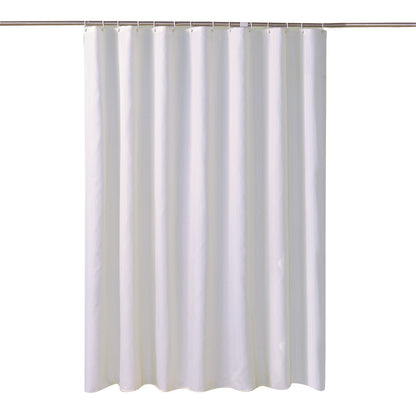 Waterproof Bathroom White Shower Curtain-STYLEGOING