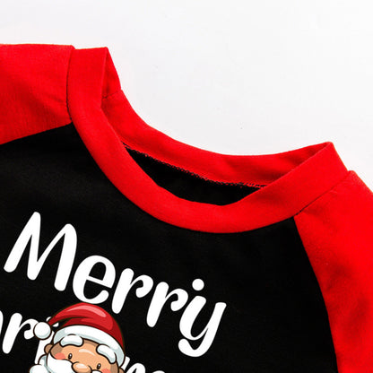 Christmas Santa Claus & Elk Parent-child Pajama Sets