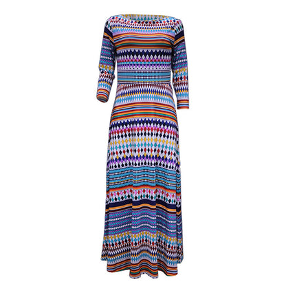 Fall Long Sleeve Long Dresses