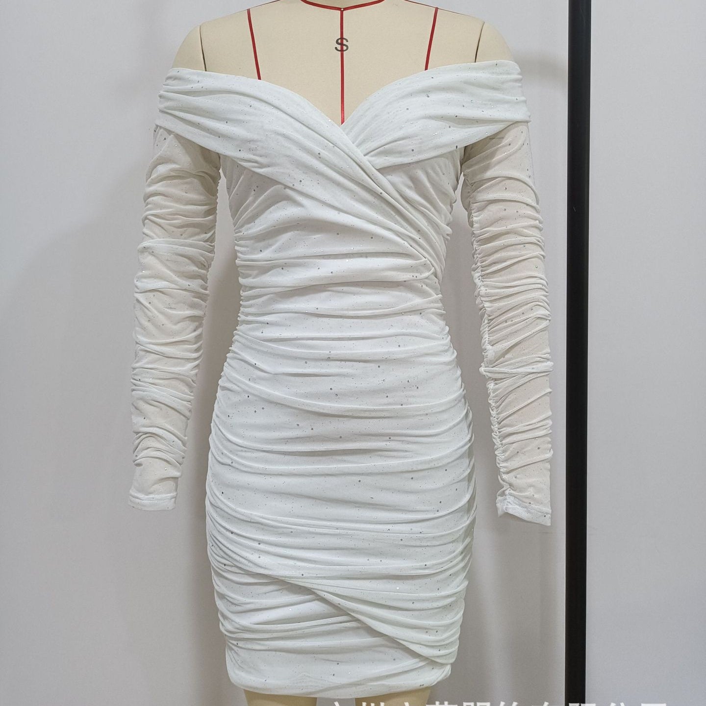 Sexy Off The Shoulder Long Sleeves Mini Party Dresses
