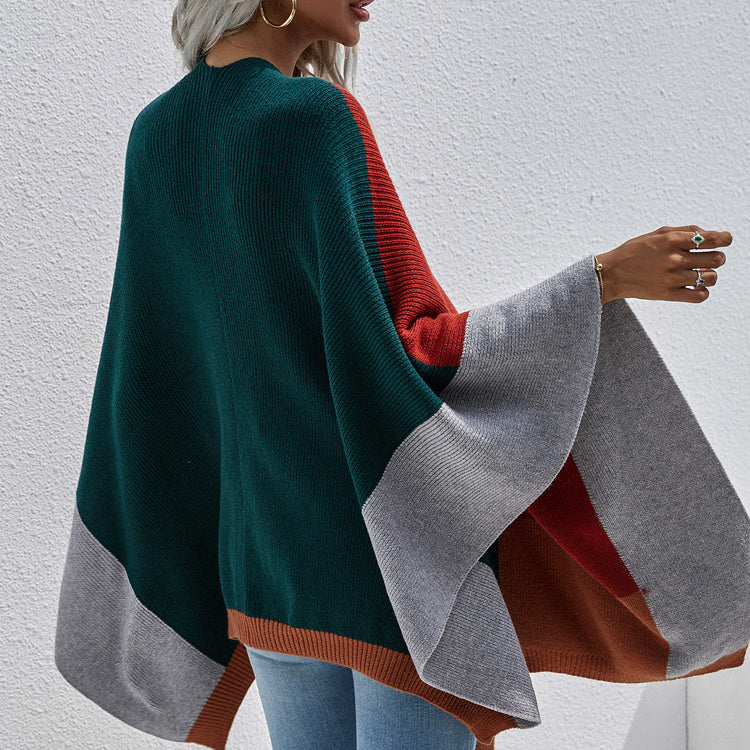 Plus Sizes Women Plaid Knitting Cardigan Coat