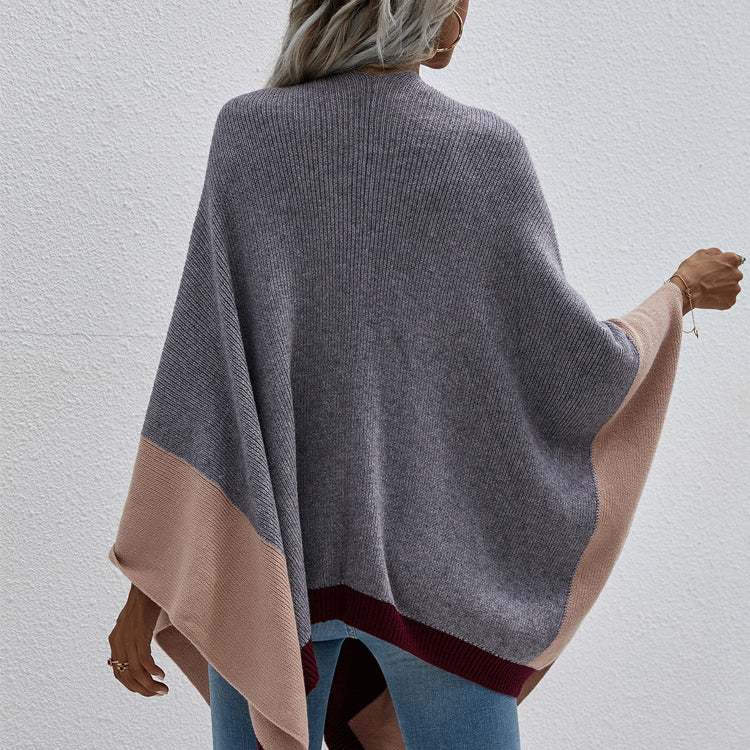 Plus Sizes Women Plaid Knitting Cardigan Coat
