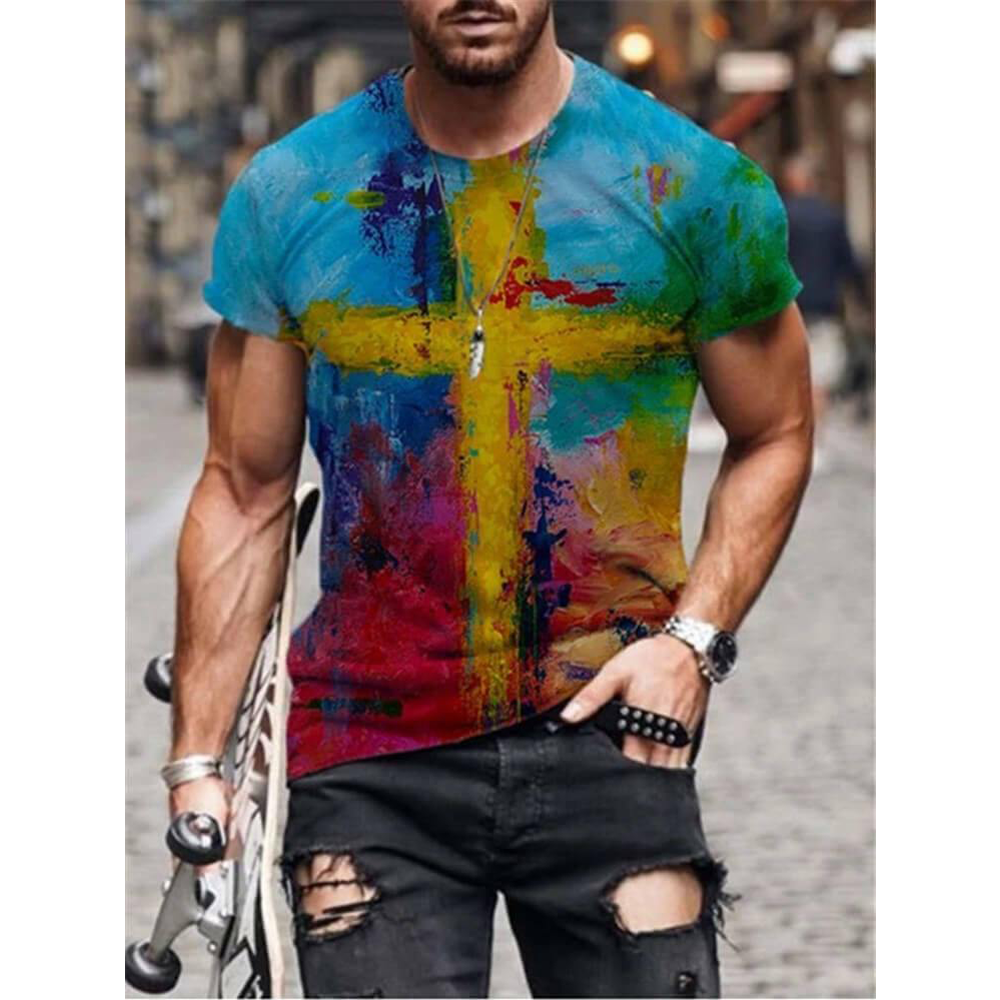 Summer Crewneck Slim Undershirt Tee Tops-STYLEGOING