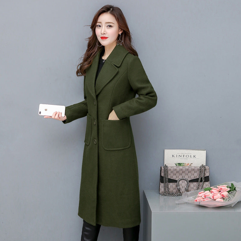 Fashion Women Winter Long Overcoat