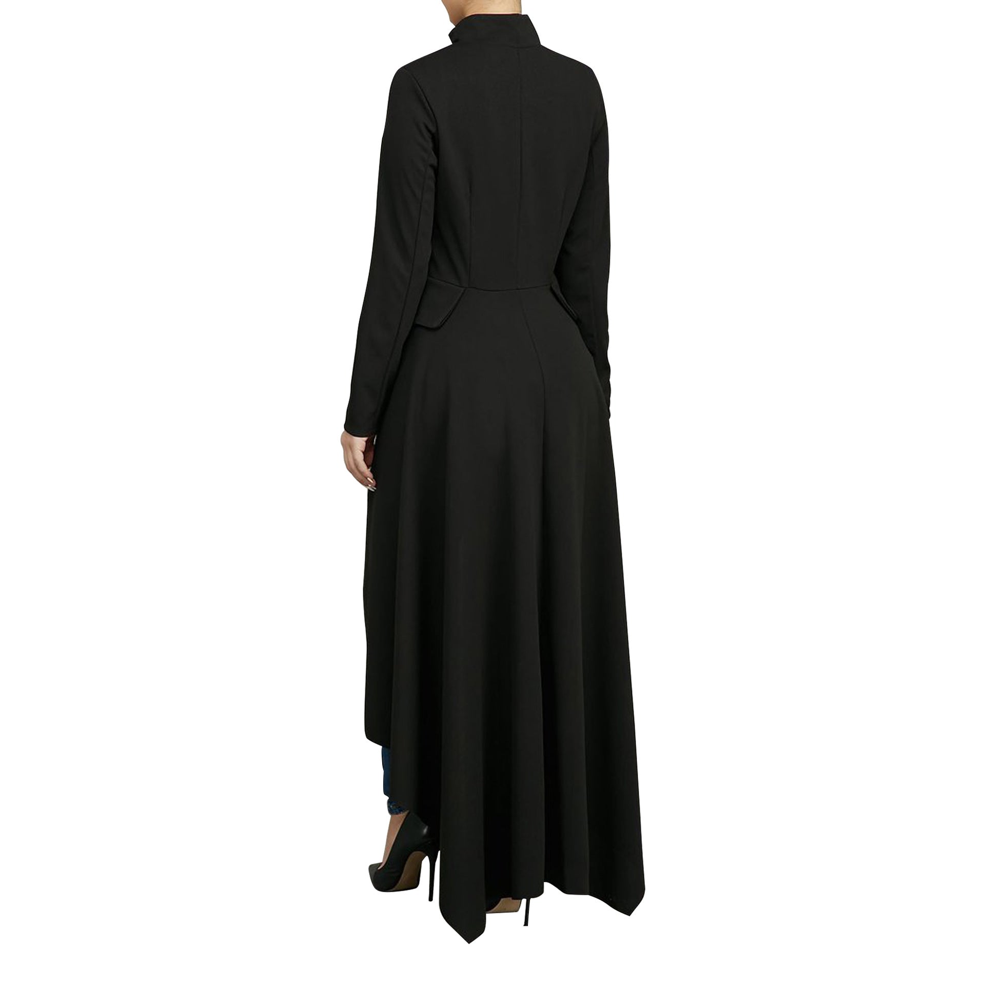 Casual Zipper Irregular Zipper Long Dresses