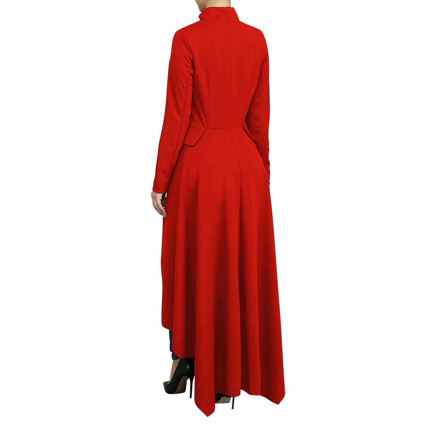 Casual Zipper Irregular Zipper Long Dresses