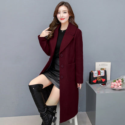 Fashion Women Winter Long Overcoat