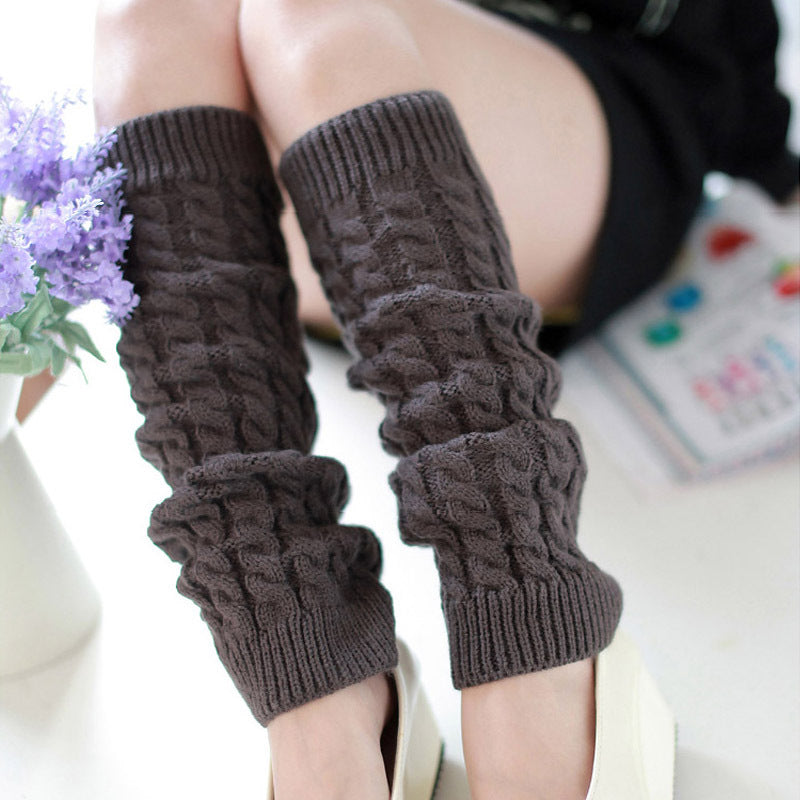 2 Pairs/set 40 cm Long Knitted Socks for Women