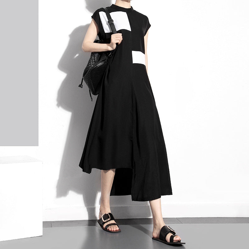 Designed Summer Irregular Women Midi Dresses