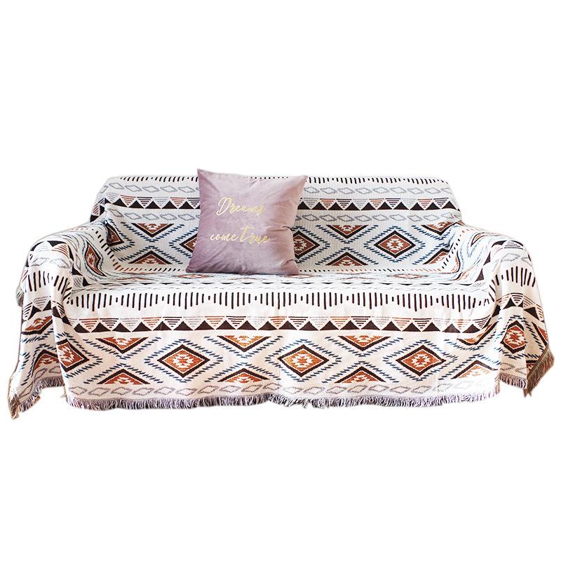 Geometry Pattern Double Side Sofa Blanket--Free Shipping at meselling99
