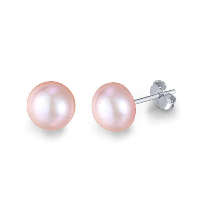 Fresh Water Pearl Sterling Silver Studs for Women