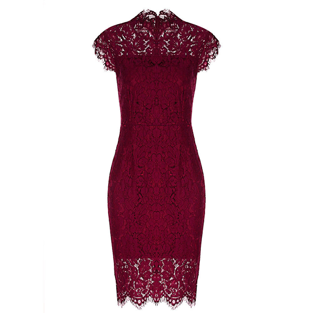 Sexy Lace Sleeveless Bodycon Sheathe Mini Dresses