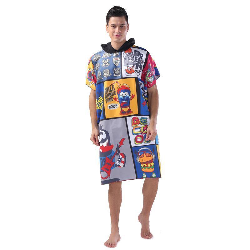 Fashion Fast Drying Cloak Adult Beach Towel-STYLEGOING