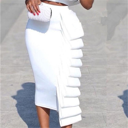 Designed Sexy Strapless Tops and Skirts Sets